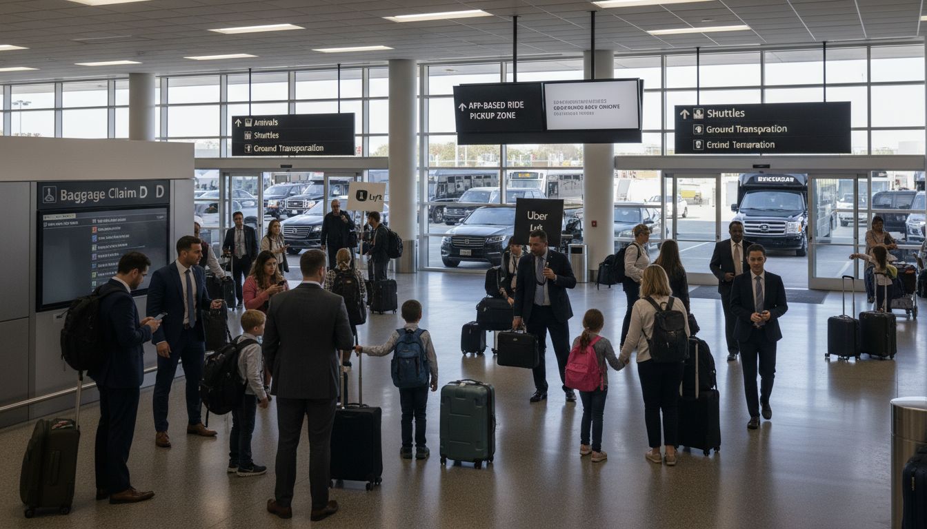 airport pickup scene