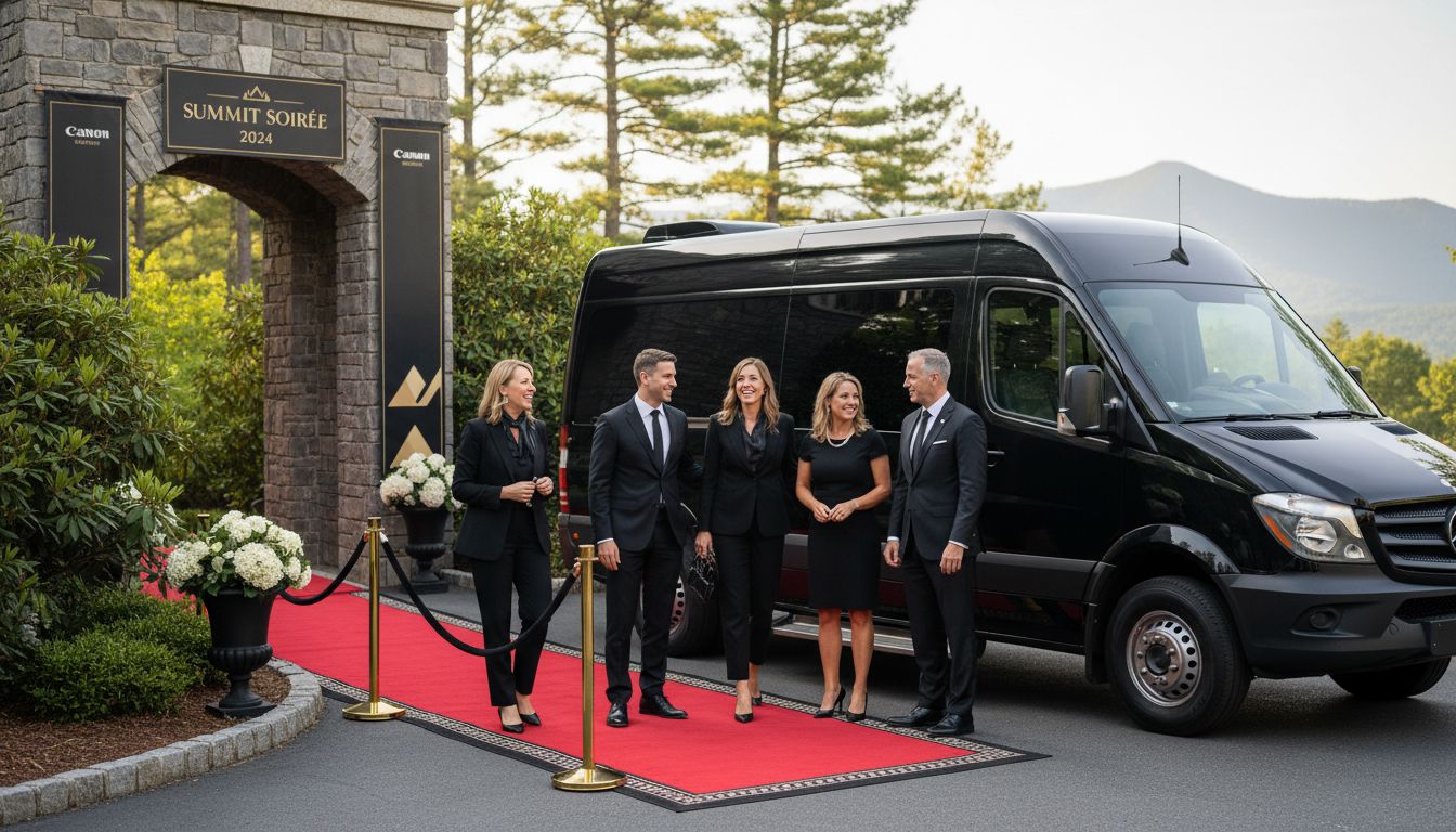 luxury shuttle event