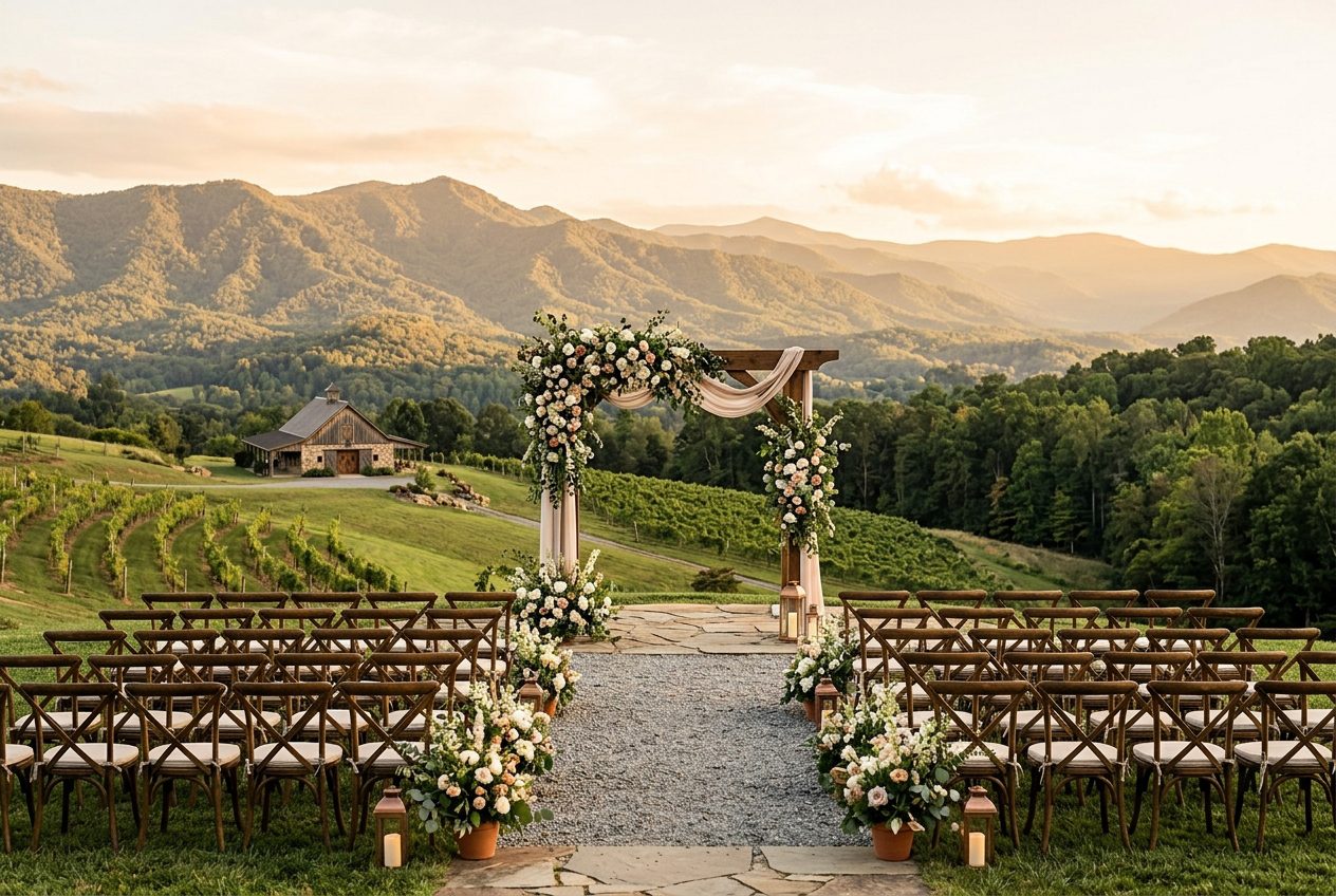 Elkin Creek Vineyard: Award-Winning Wines, Stunning Weddings & Your Transportation Guide - Ashe County Livery