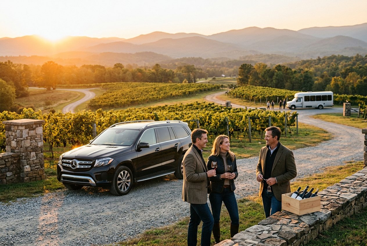 Private Wine Tour vs. Wine Hopper Bus: Which Is Right for Your Group? - Ashe County Livery