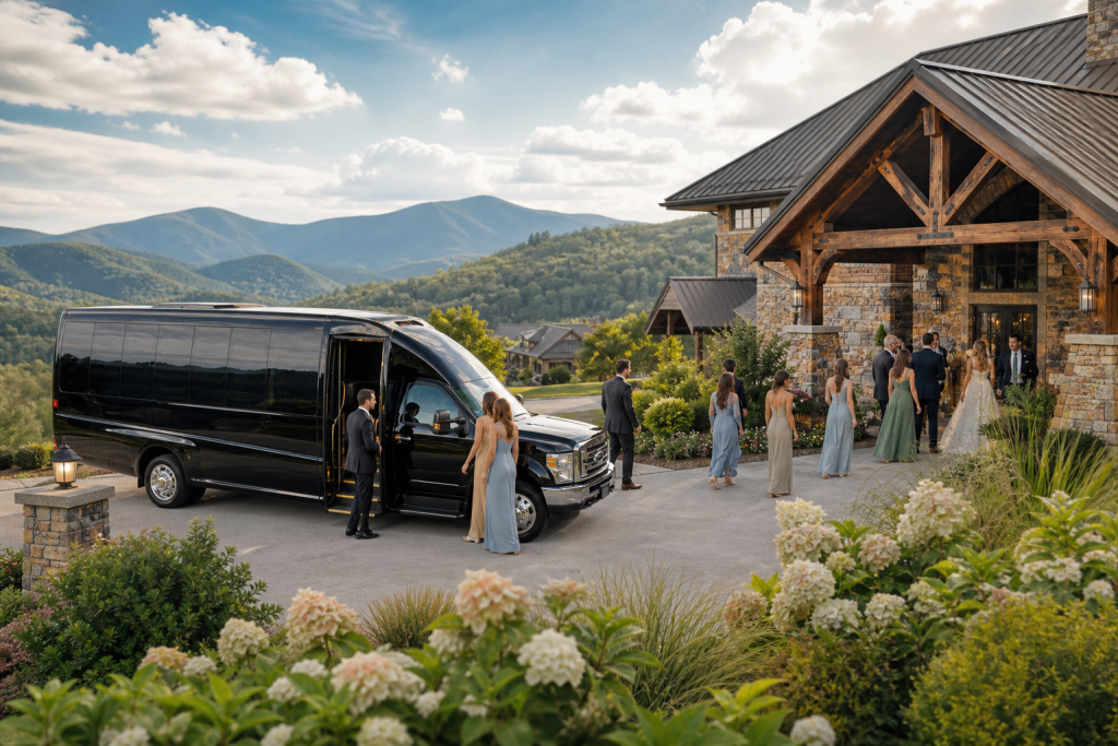 Wedding Guest Transportation Etiquette: What Couples Should Know - Ashe County Livery blog image