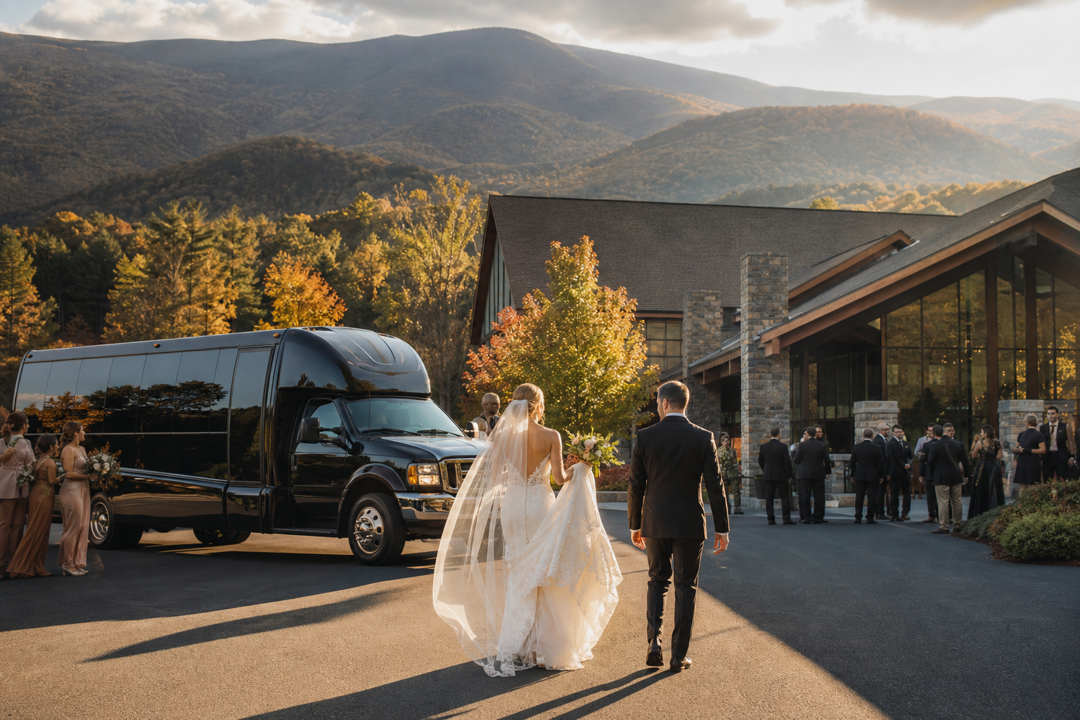 Wedding Transportation Guide: Grandview Ballroom at Appalachian State University