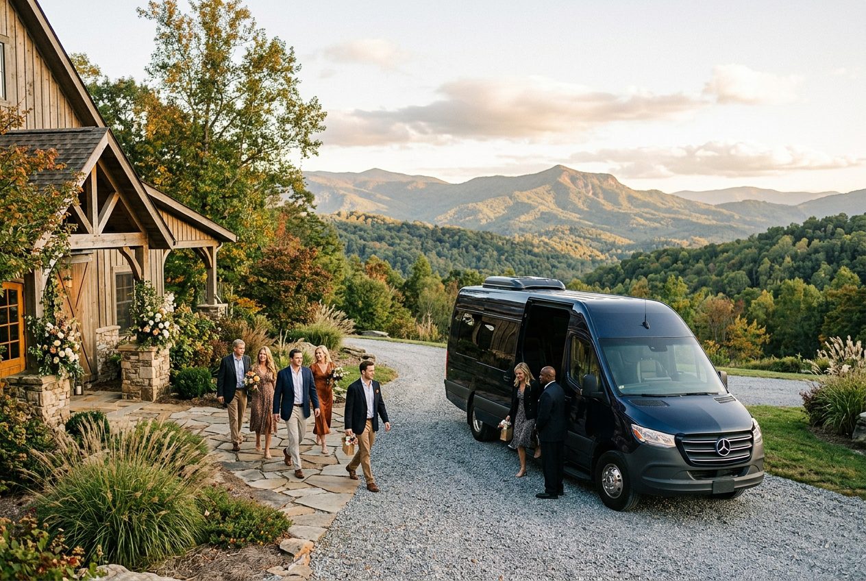 White Crow Wedding Transportation Guide — Banner Elk NC Mountaintop Venue