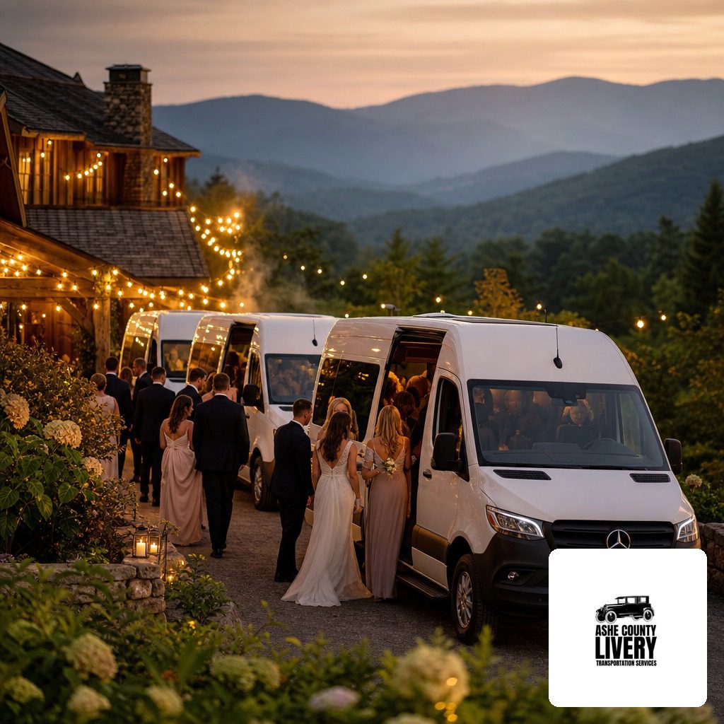 Wedding Transportation Checklist for NC High Country Venues