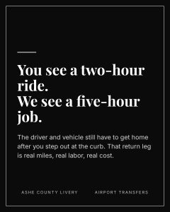 They See a Two-Hour Ride. We See a Five-Hour Job.