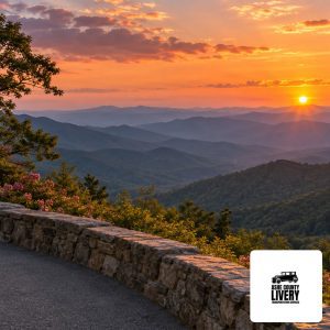 Blue Ridge Parkway Wedding Photos: Timing Transportation Around Golden Hour
