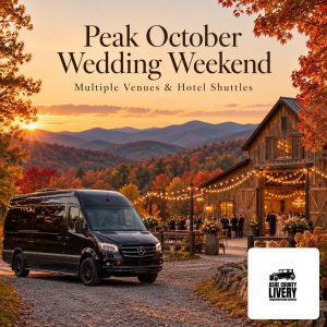 Peak October Wedding Weekend: Managing Multiple Venues and Hotel Shuttles